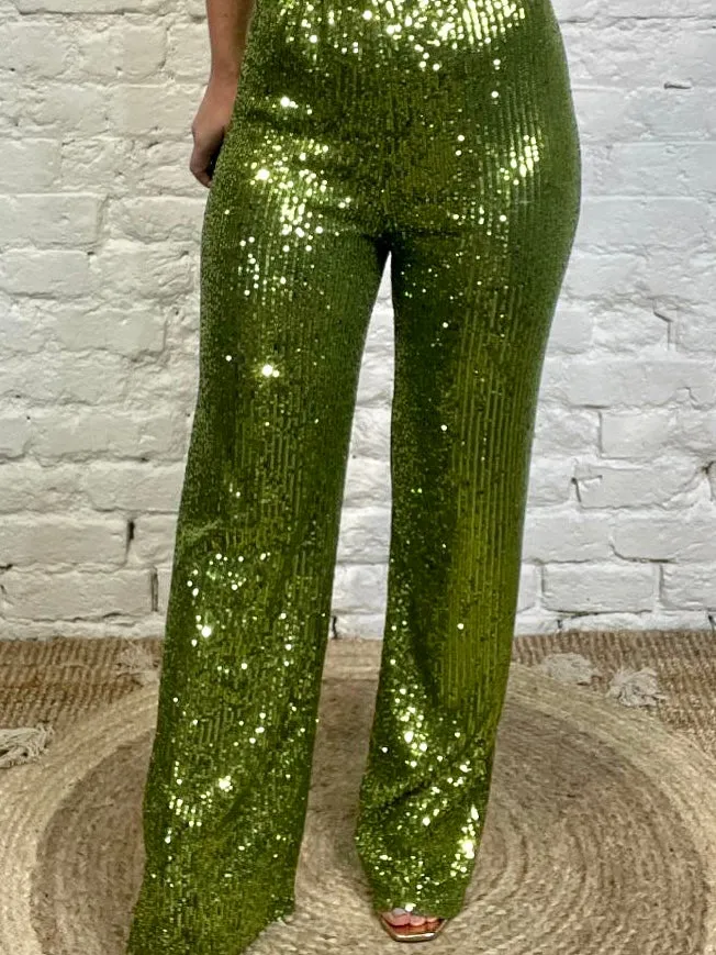 The Sequin Tinsel Palazzos Trousersihm