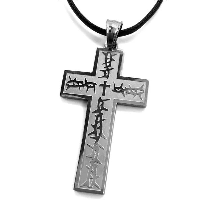 Thorns Cross Necklace
