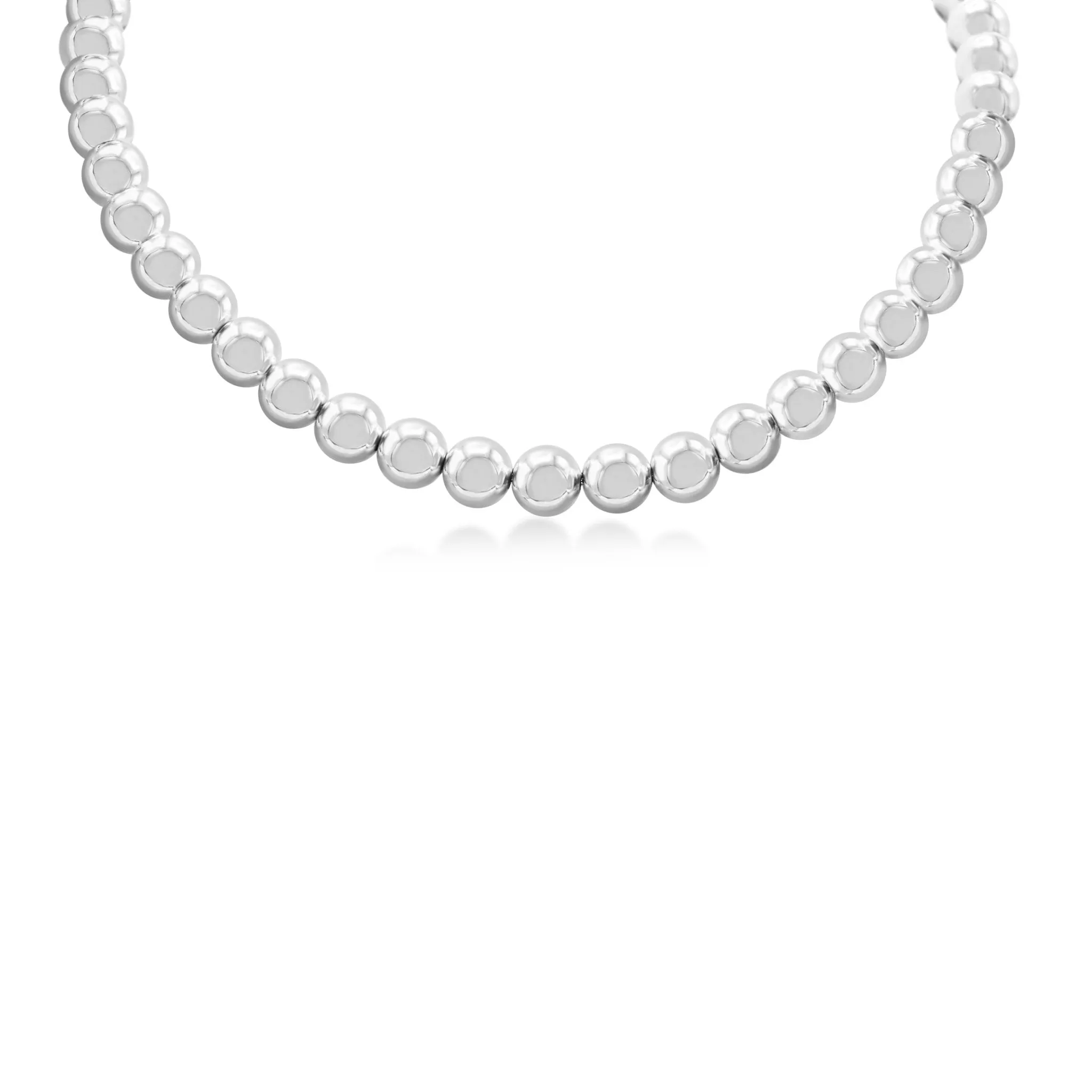 Tiffany Hardware 10mm Ball Necklace 18" - Sterling Silver