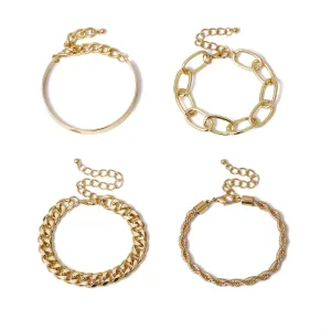 Urban Chic Vienna Verve Bracelet with Exaggerated Alloy Twist Detail