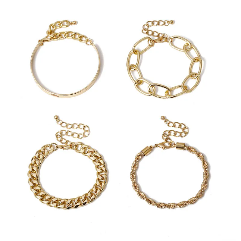 Urban Chic Vienna Verve Bracelet with Exaggerated Alloy Twist Detail