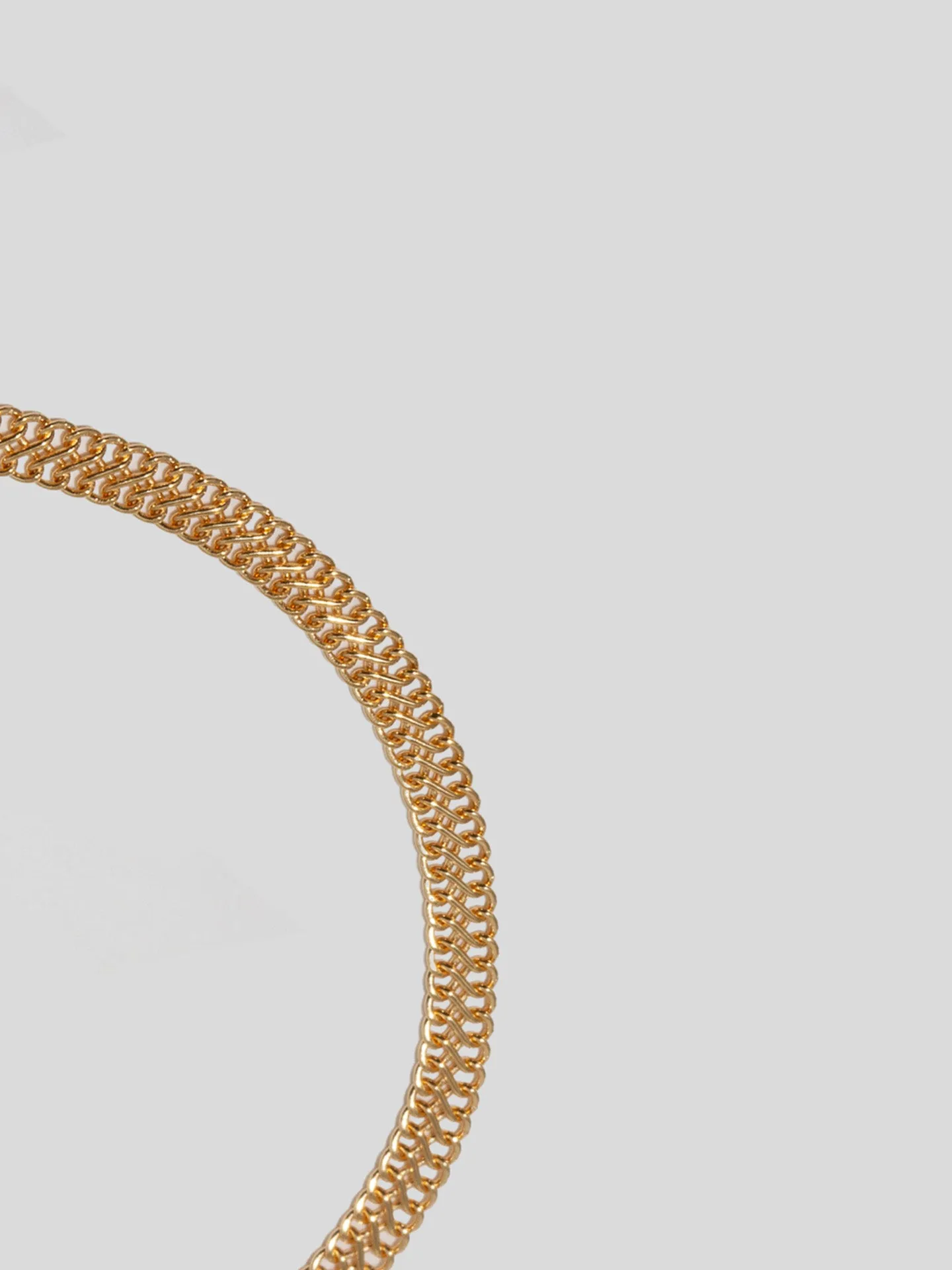 Vermeil Mesh Chain Anklet