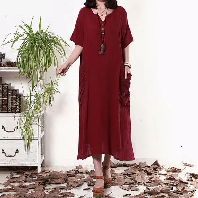 Wild and Free Casual Loose Dress