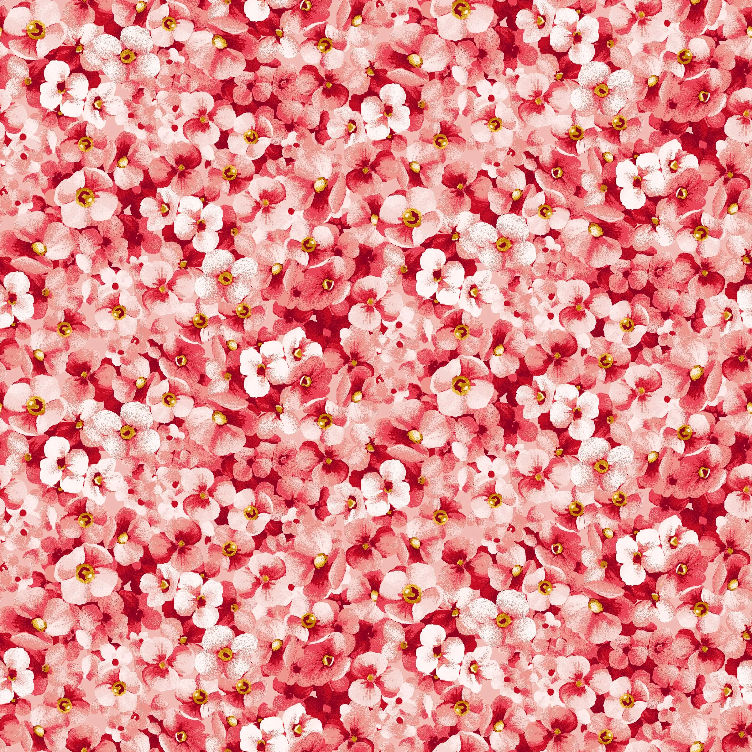Windflower | Packed Flower - Pink by Maywood Studio | MAS10643-P